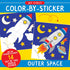 MY FIRST COLOR-BY-STICKER OUTER SPACE - PETER PAUPER PRESS