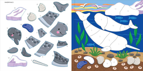 MY FIRST COLOR-BY-STICKER UNDER THE SEA - PETER PAUPER PRESS