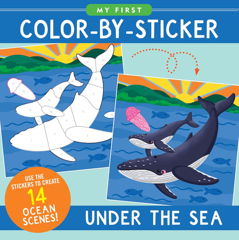 MY FIRST COLOR-BY-STICKER UNDER THE SEA - PETER PAUPER PRESS