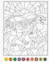 DINOSAURS COLOR-BY-NUMBER! - PETER PAUPER PRESS