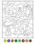 DINOSAURS COLOR-BY-NUMBER! - PETER PAUPER PRESS