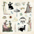 BIBLIOPHILIA EPHEMERA STICKER BOOK - PETER PAUPER PRESS
