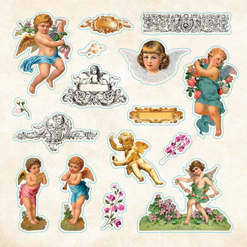 BIBLIOPHILIA EPHEMERA STICKER BOOK - PETER PAUPER PRESS