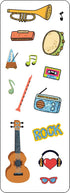 MUSIC STICKER SET - PETER PAUPER PRESS, INC.