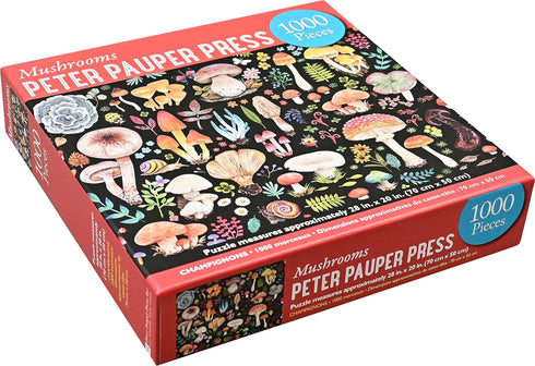 MUSHROOMS 1000-PIECE JIGSAW PUZZLE - PETER PAUPER PRESS, INC.