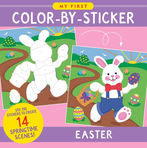 MY FIRST COLOR-BY-STICKER EASTER - PETER PAUPER PRESS