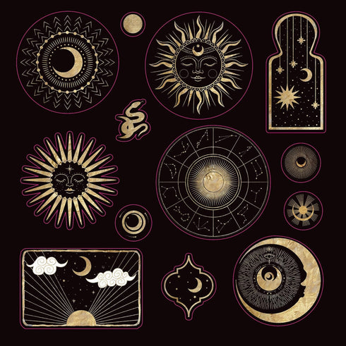 CELESTIAL WONDERS STICKER BOOK - PETER PAUPER PRESS