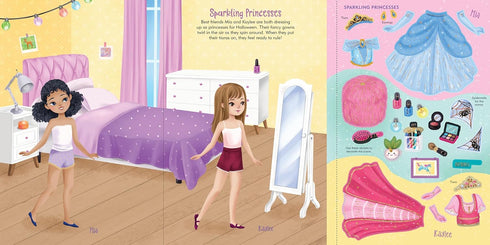 HALLOWEEN STICKER DOLL DRESS-UP BOOK - PETER PAUPER PRESS