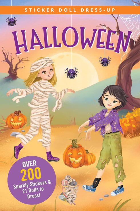 HALLOWEEN STICKER DOLL DRESS-UP BOOK - PETER PAUPER PRESS