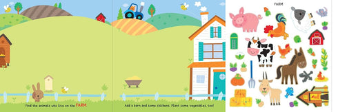 MY FIRST STICKER BOOK ANIMALS - PETER PAUPER PRESS