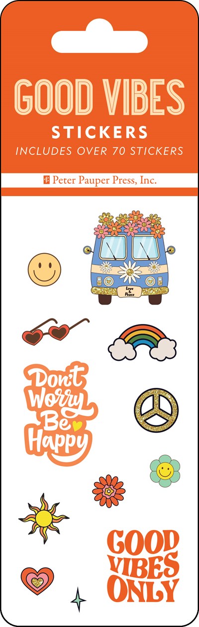 GOOD VIBES STICKERS - PETER PAUPER PRESS
