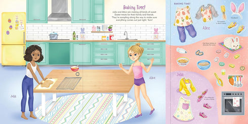 EASTER FUN STICKER DOLL DRESS-UP BOOK - PETER PAUPER PRESS