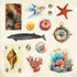POSEIDON'S KINGDOM STICKER BOOK - PETER PAUPER PRESS