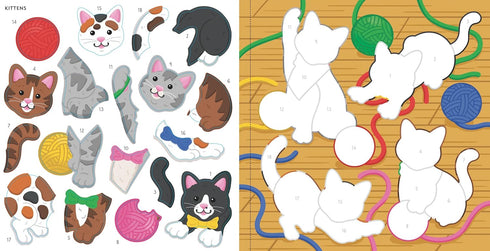 MY FIRST COLOR-BY-STICKER BOOK PETS - PETER PAUPER PRESS