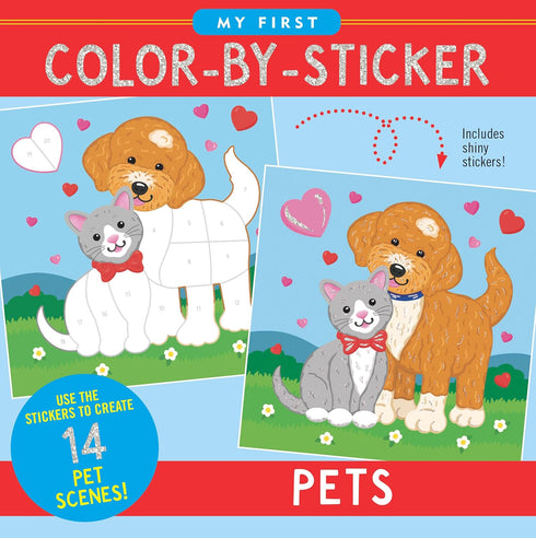MY FIRST COLOR-BY-STICKER BOOK PETS - PETER PAUPER PRESS