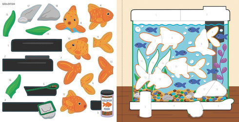 MY FIRST COLOR-BY-STICKER BOOK PETS - PETER PAUPER PRESS