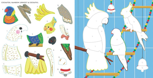 MY FIRST COLOR-BY-STICKER BOOK PETS - PETER PAUPER PRESS