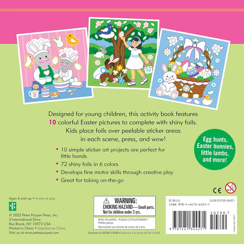 Easter Color-By-Foil Sticker