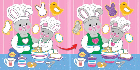 Easter Color-By-Foil Sticker