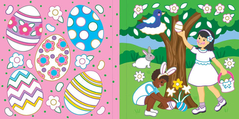 Easter Color-By-Foil Sticker