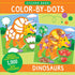 DINOSAURS COLOR-BY-DOTS STICKER BOOK - PETER PAUPER PRESS