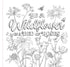 WILDFLOWERS ADULT COLORING BOOK - PETER PAUPER PRESS, INC.