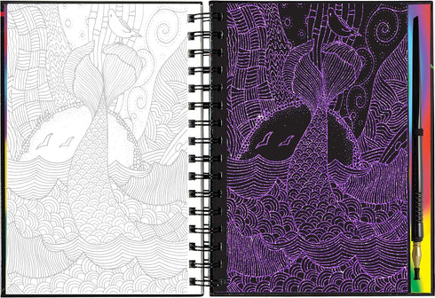 SCRATCH & SKETCH EXTREME!  MERMAIDS: AN ART ACTIVITY BOOK - PETER PAUPER PRESS