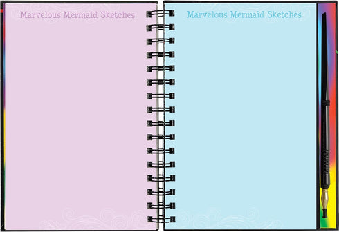 SCRATCH & SKETCH EXTREME!  MERMAIDS: AN ART ACTIVITY BOOK - PETER PAUPER PRESS