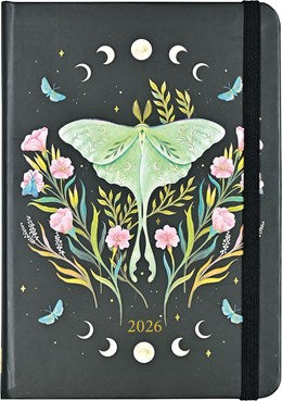 2026 LUNA MOTH WEEKLY PLANNER (16 MONTHS, SEPT 2024 TO DEC 2025) - YUNK, LEA