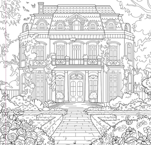 GOTH GARDEN COLORING BOOK - PETER PAUPER PRESS, INC.
