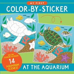 MY FIRST COLOR-BY-STICKER: AT THE AQUARIUM - ZSCHOCK. MARTHA
