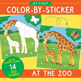 MY FIRST COLOR-BY-STICKER: AT THE ZOO - ZSCHOCK. MARTHA