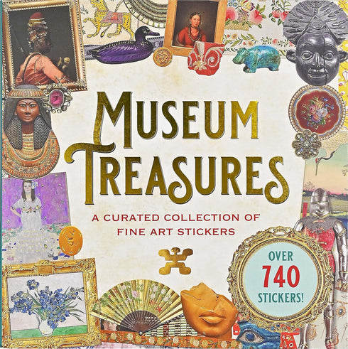 MUSEUM TREASURES STICKER BOOK - PETER PAUPER PRESS