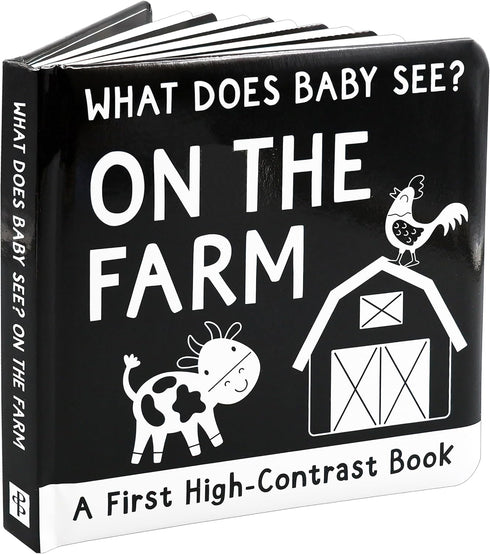 WHAT DOES BABY SEE? ON THE FARM (HIGH CONTRAST) - CONLON. MARA; ABBOTT. SIMON