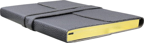 BLACK LEATHER WRAP JOURNAL