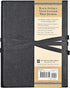 BLACK LEATHER WRAP JOURNAL