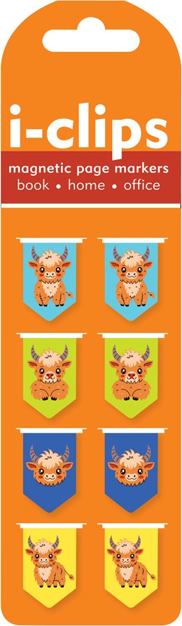 HIGHLAND COWS I-CLIPS - PETER PAUPER PRESS