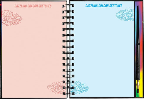 EXTREME! DRAGONS SCRATCH AND SKETCH - PETER PAUPER PRESS