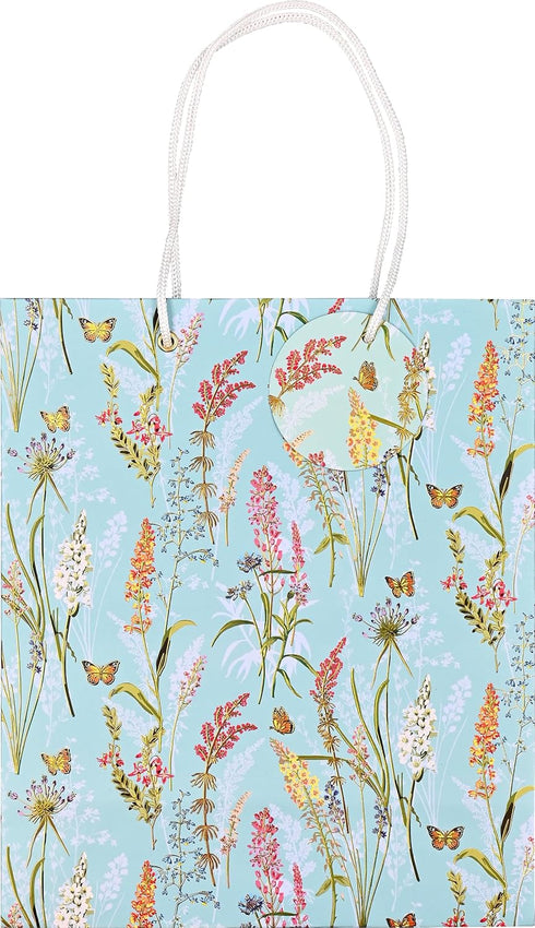 BLOOMS BUTTERFLIES GIFT BAG