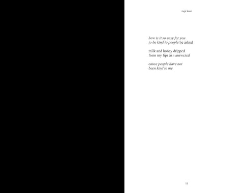 MILK AND HONEY - KAUR. RUPI