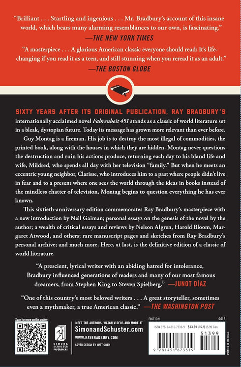 FAHRENHEIT 451 -BRADBURY. RAY