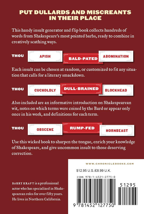 SHAKESPEARE INSULT GENERATOR - KRAFT. BARRY