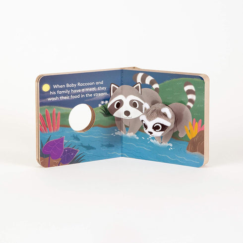 BABY RACCOON: FINGER PUPPET BOOK - CHRONICLE BOOKS