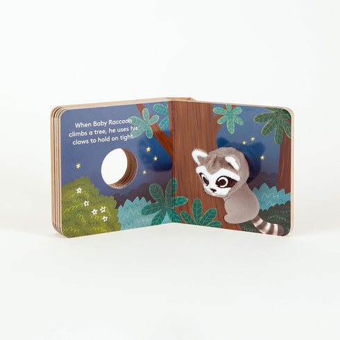 BABY RACCOON: FINGER PUPPET BOOK - CHRONICLE BOOKS
