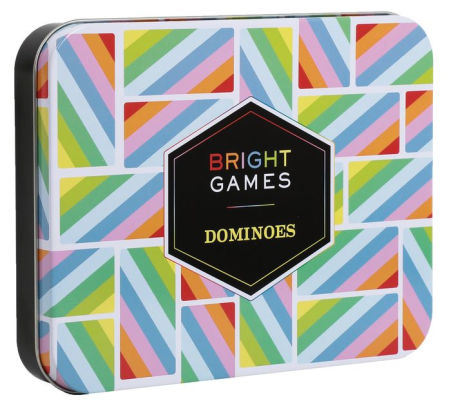 BRIGHT GAMES DOMINOES: (DOMINOES SET, DOMINOES GAME, FAMILY GAME NIGHT GAMES) -