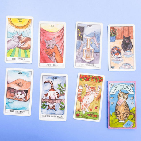 CAT TAROT: 78 CARDS & GUIDEBOOK - KOTT. MEGAN LYNN