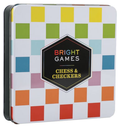 BRIGHT GAMES CHESS & CHECKERS: (BOARD GAME SET, FAMILY GAME NIGHT GAMES, CLASSIC