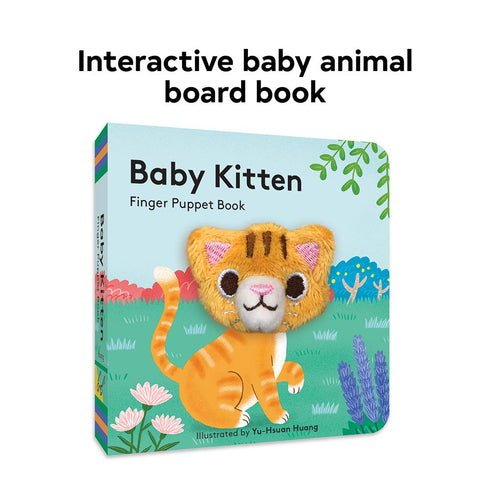 BABY KITTEN: FINGER PUPPET BOOK: (BOARD BOOK WITH PLUSH BABY CAT, BEST BABY BOOK