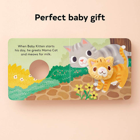 BABY KITTEN: FINGER PUPPET BOOK: (BOARD BOOK WITH PLUSH BABY CAT, BEST BABY BOOK