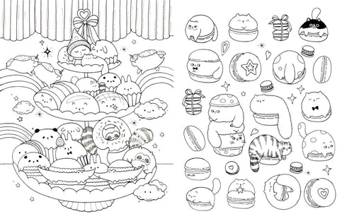 A MILLION KAWAII CUTES: THE SWEETEST THINGS TO COLOR - MAYO. LULU